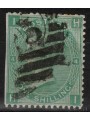 GRAN BRETAGNA 1873-80 Regina Vittoria (1s verde) us (nd sx)