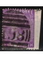 GREAT BRITAIN 1867-80 Queen Victoria (6p violet without -) us (nd dx)