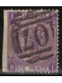 GREAT BRITAIN 1867-80 Queen Victoria (6p violet without -) us (nd sx)