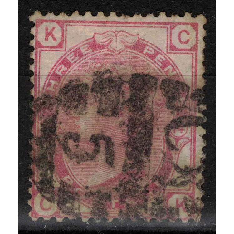 GREAT BRITAIN 1867-80 Queen Victoria (3p pink) us