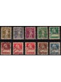 SWITZERLAND 1924-28 Various subjects 10v used
