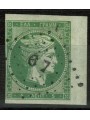 GRECIA 1861-62 Testa di Mercurio con cifre di controllo al verso us