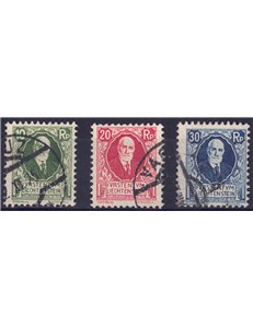 LIECHTENSTEIN 1925 Birthday of Prince John II 3v us