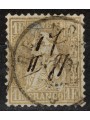 SVIZZERA 1862 Helvetia seduta 1 franco oro us