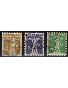 SVIZZERA 1909 Walter Tell 3v us