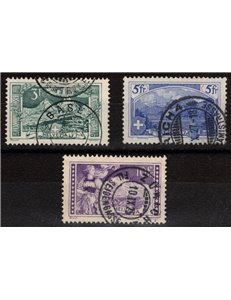 SVIZZERA 1914 Vedute, monti svizzeri 3v us