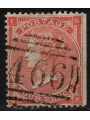 GREAT BRITAIN 1862 Queen Victoria (4p orange plate 4) us