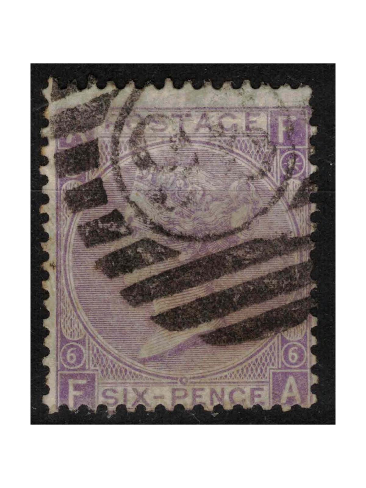 GREAT BRITAIN 1867-80 Queen Victoria (6p violet) us