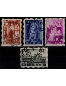 BELGIUM 1948 Pro Achel Abbey 4v us