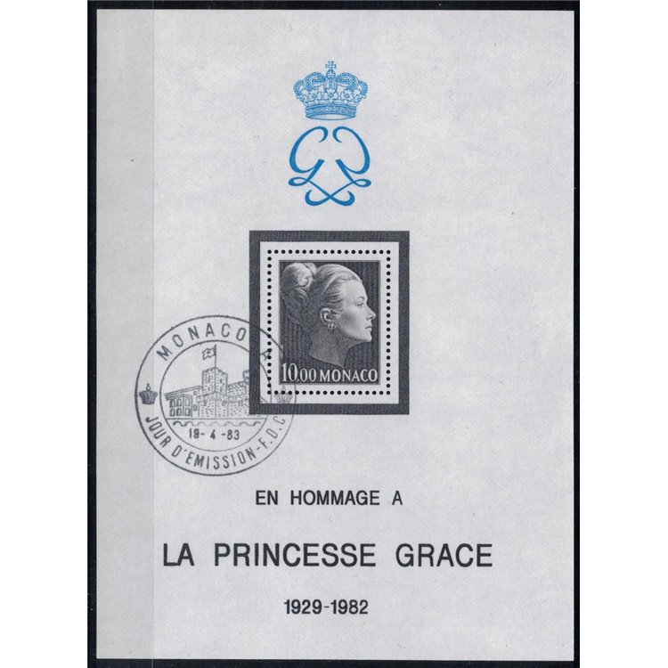 MONACO 1983 Homage to Princess Grace s/s us