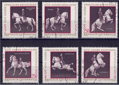 AUSTRIA 1972 Scuola di equitazione 6v us