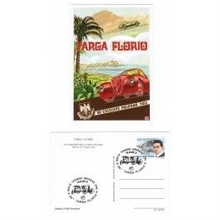 ITALY 2012 Official Postcard 96th Targa Florio