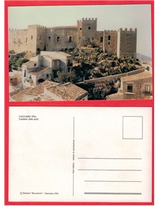 LANDSCAPE POSTAL CARD CASTLE OF CACCAMO
