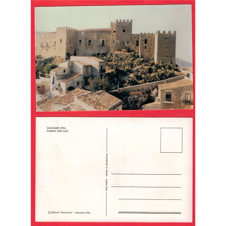 CARTOLINA PAESAGGISTICA CASTELLO DI CACCAMO