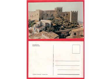 LANDSCAPE POSTAL CARD CASTLE OF CACCAMO