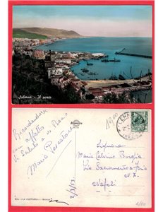 CARTOLINA SALERNO IL PORTO VIAGGIATA
