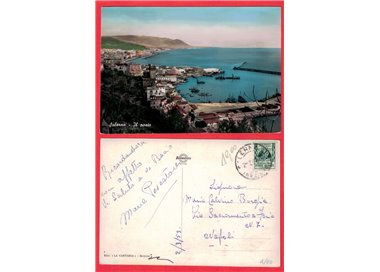 CARTOLINA SALERNO IL PORTO VIAGGIATA