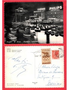 CARTOLINA NAPOLI SANTA LUCIA VIAGGIATA