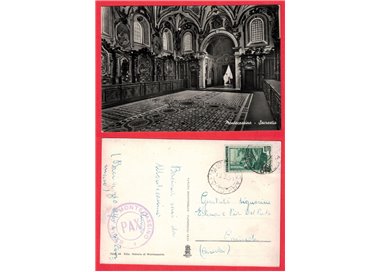 CARTOLINA MONTECASSINO SACRESTIA VIAGGIATA