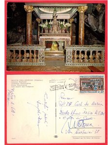 POSTAL CARD MONTE PELLEGRINO PALERMO POSTAL CARD