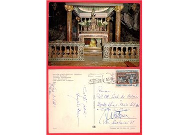 CARTOLINA MONTE PELLEGRINO PALERMO VIAGGIATA