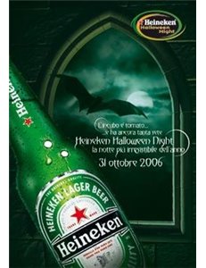 PROMOCARD POSTCARD Heineken Halloween Night PC 6676