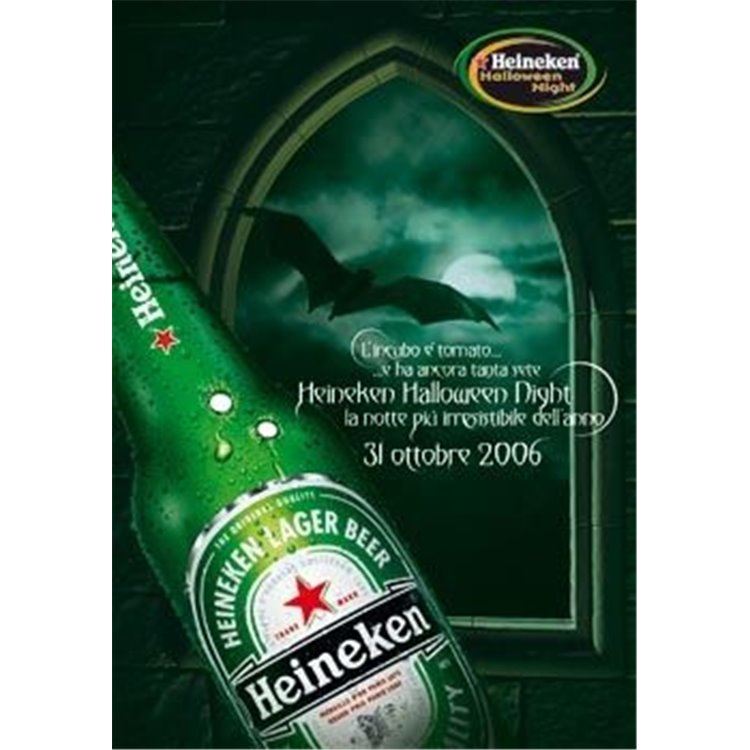 PROMOCARD POSTCARD Heineken Halloween Night PC 6676