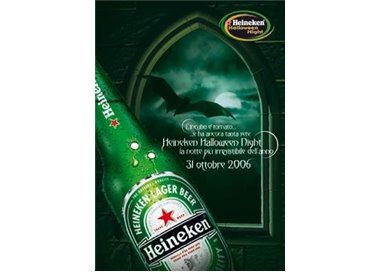 CARTOLINA PROMOCARD Heineken Halloween Night PC 6676