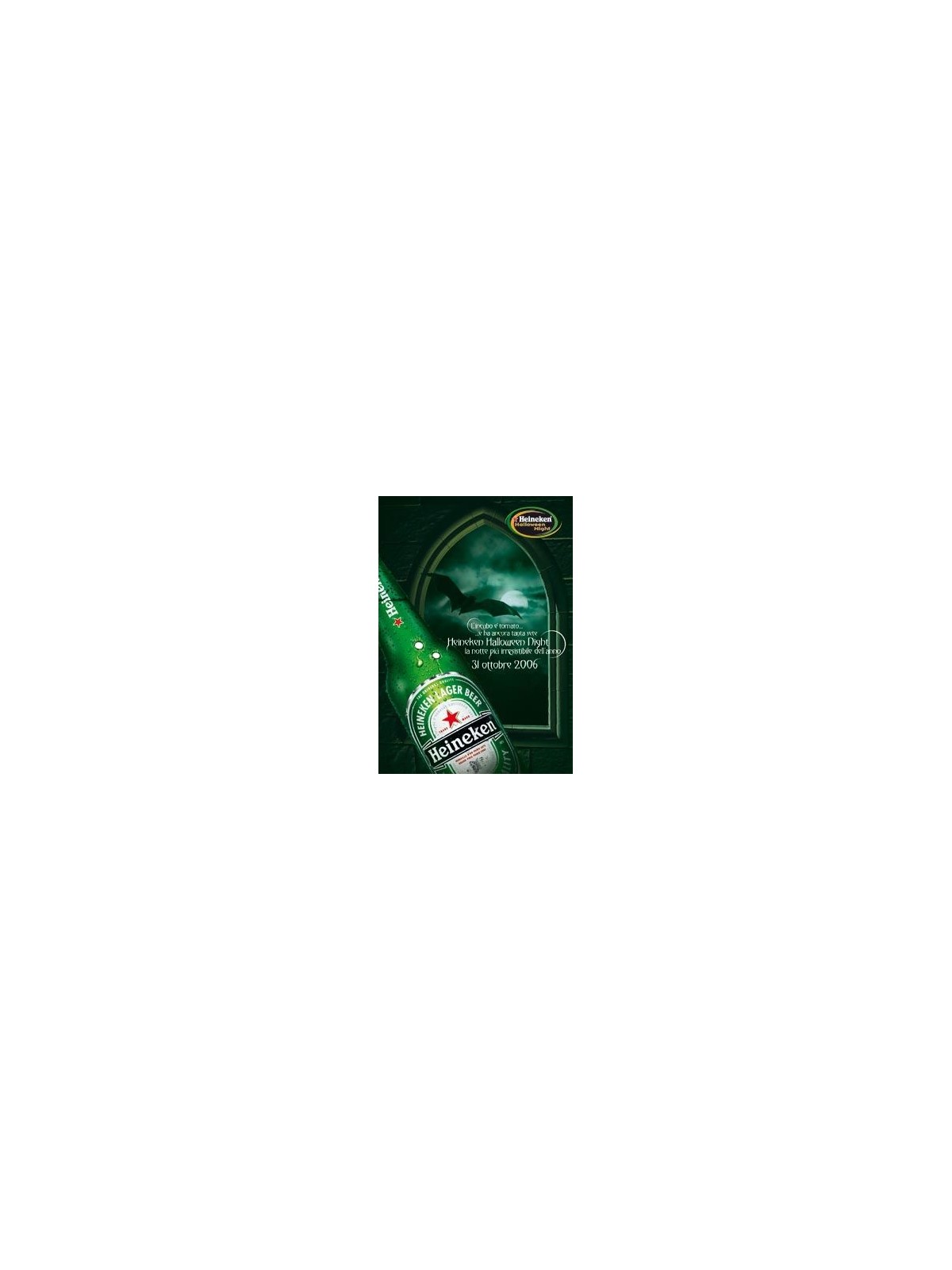 PROMOCARD POSTCARD Heineken Halloween Night PC 6676