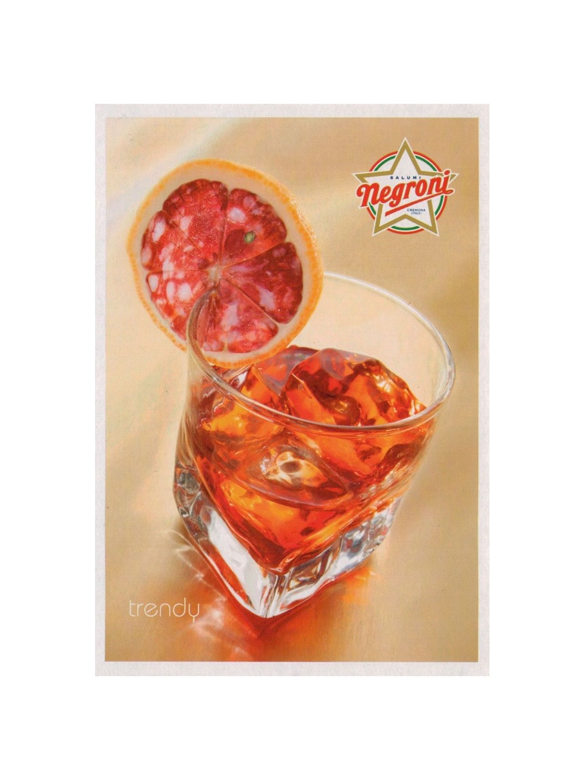 PROMOCARD POSTCARD Salumi Negroni PC 4166a