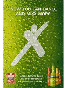 CARTOLINA PROMOCARD Campari Mixx PC 4490