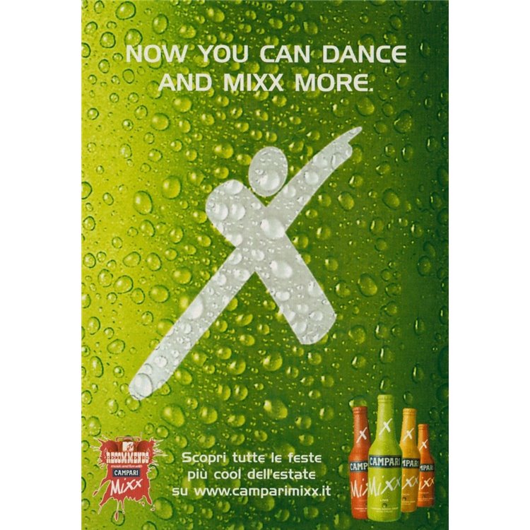 PROMOCARD POSTCARD Campari Mixx PC 4490