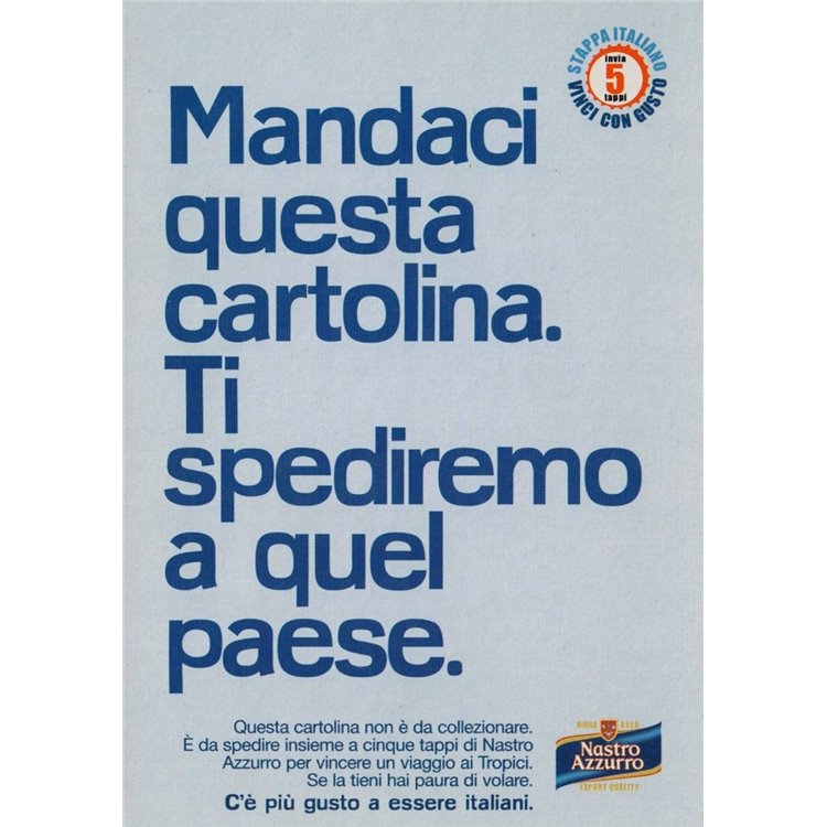 CARTOLINA PUBBLICITARIA PROMOCARD PC 4593