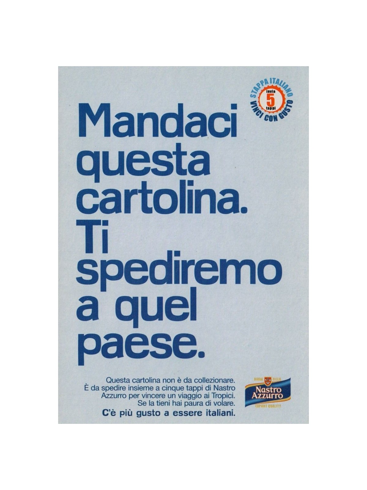 CARTOLINA PUBBLICITARIA PROMOCARD PC 4593