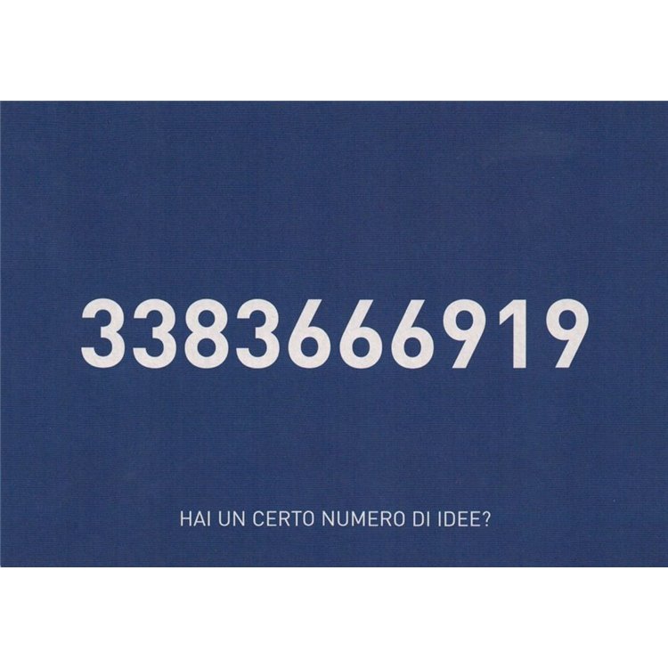 CARTOLINA PUBBLICITARIA PROMOCARD PC 6078