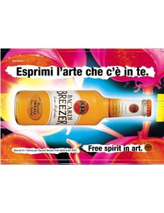 FREECARDS POSTCARD No. 277 BACARDI BREEZER