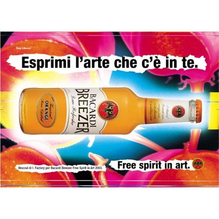 CARTOLINA FREECARDS N° 277 BACARDI BREEZER