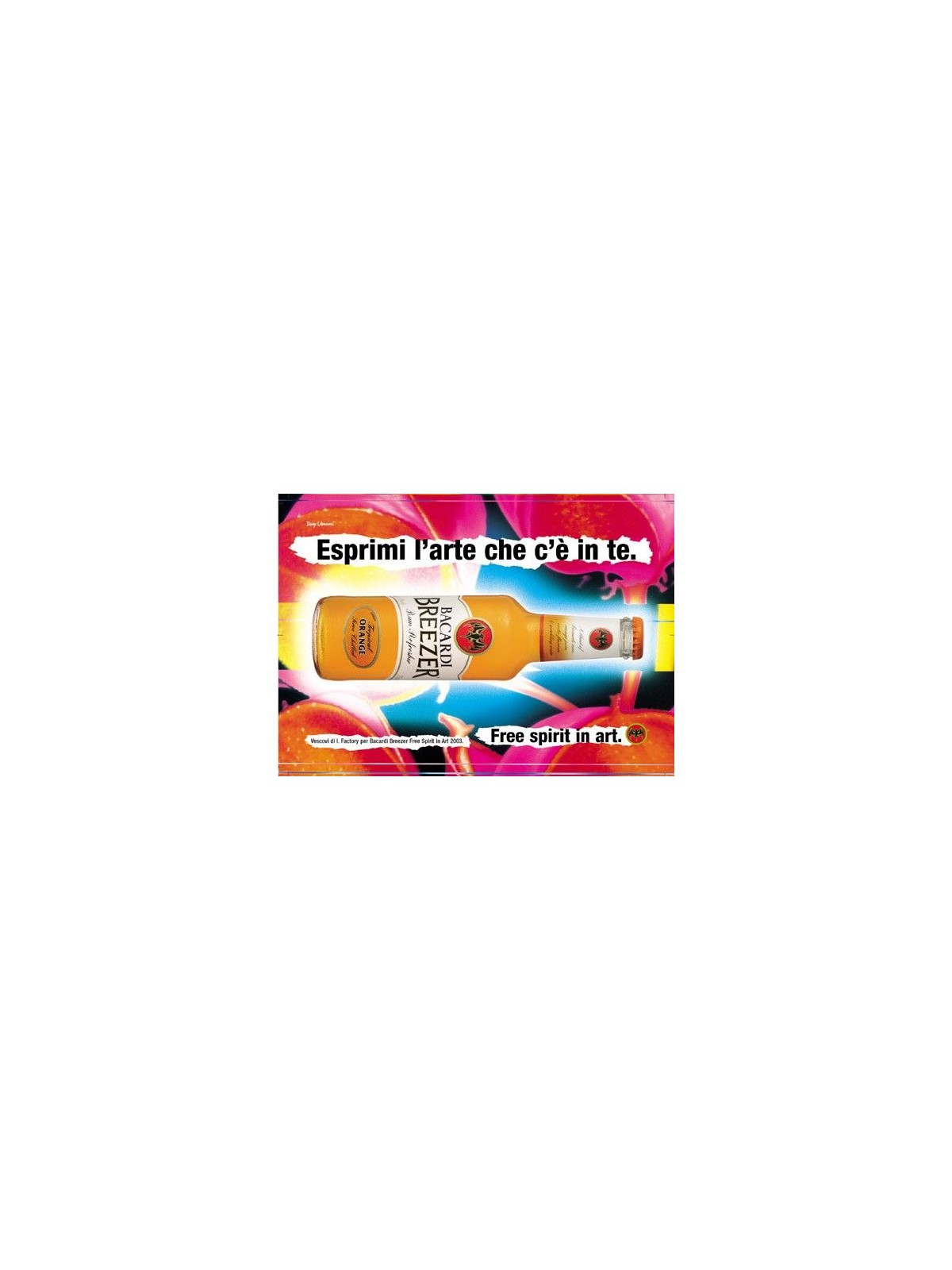 FREECARDS POSTCARD No. 277 BACARDI BREEZER