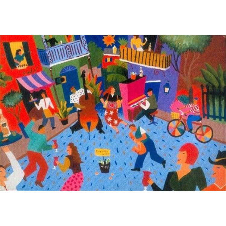 CARTOLINA FREECARDS N° 046 COMFORT BLUES