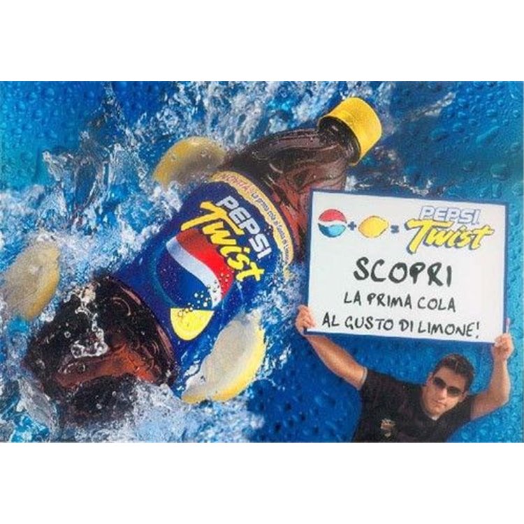 FREECARDS POSTCARD No. 025 PEPSI TWIST