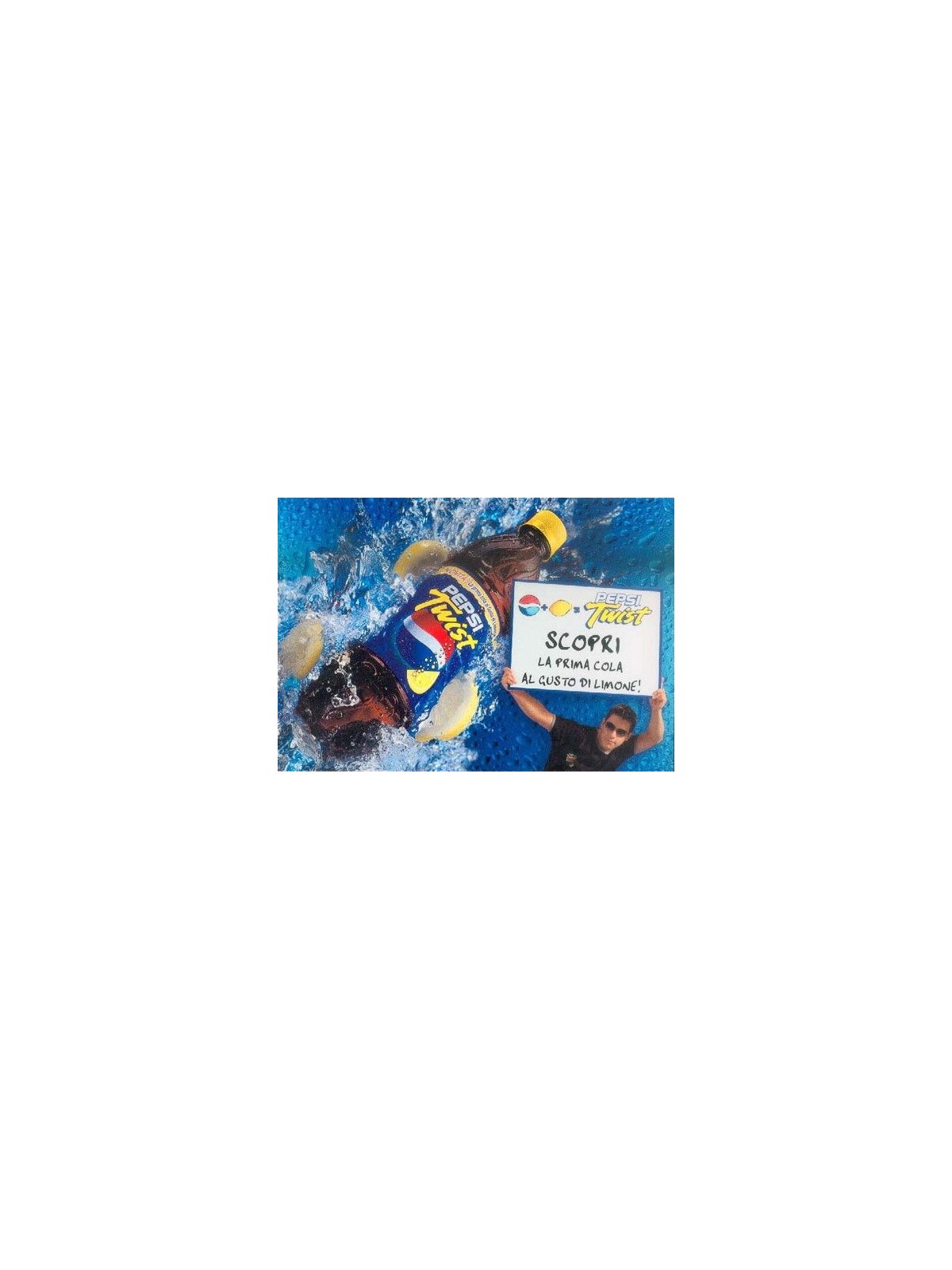 FREECARDS POSTCARD No. 025 PEPSI TWIST