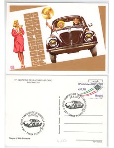 ITALIA 2013 Cartolina Ufficiale 97ª Targa Florio