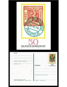 GERMANY FRG 1978 Commemorative postcard Philately Day