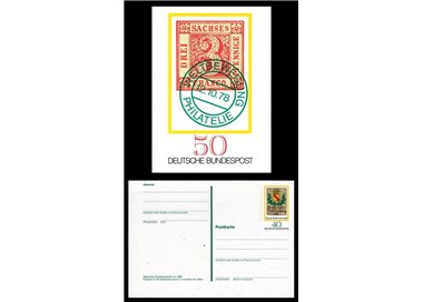 GERMANIA BRD 1978 Cartolina commemorativa Giornata della filatelia
