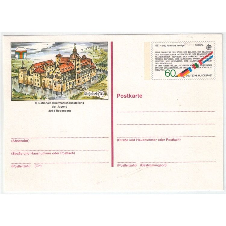 GERMANY FRG 1983 Najubria commemorative postcard 83