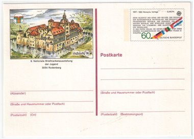 GERMANY FRG 1983 Najubria commemorative postcard 83