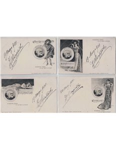 Giuseppe Verdi and his principal works, a batch of 11 uncirculated postcards