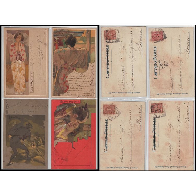 Opera Iris, lotto di 12 cartoline viaggiate
