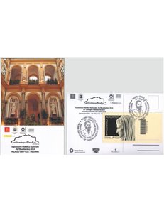 CARTOLINA Esposizione filatelica nazionale Palermo 14 cb