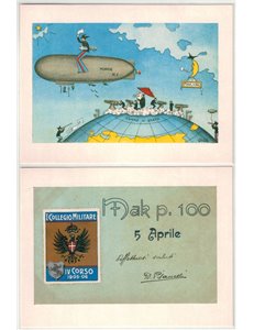 BICENTENARIO SCUOLA MILITARE NUNZIATELLA 18 Cartoline celebrative